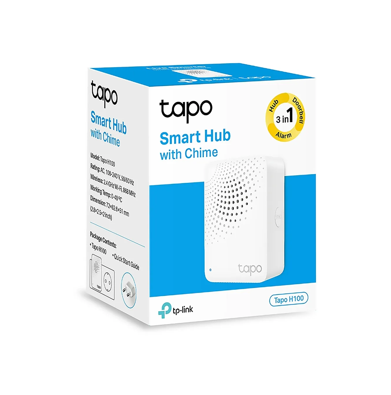 Hub inteligente con alarma Tapo H100 Marca: TP-link
