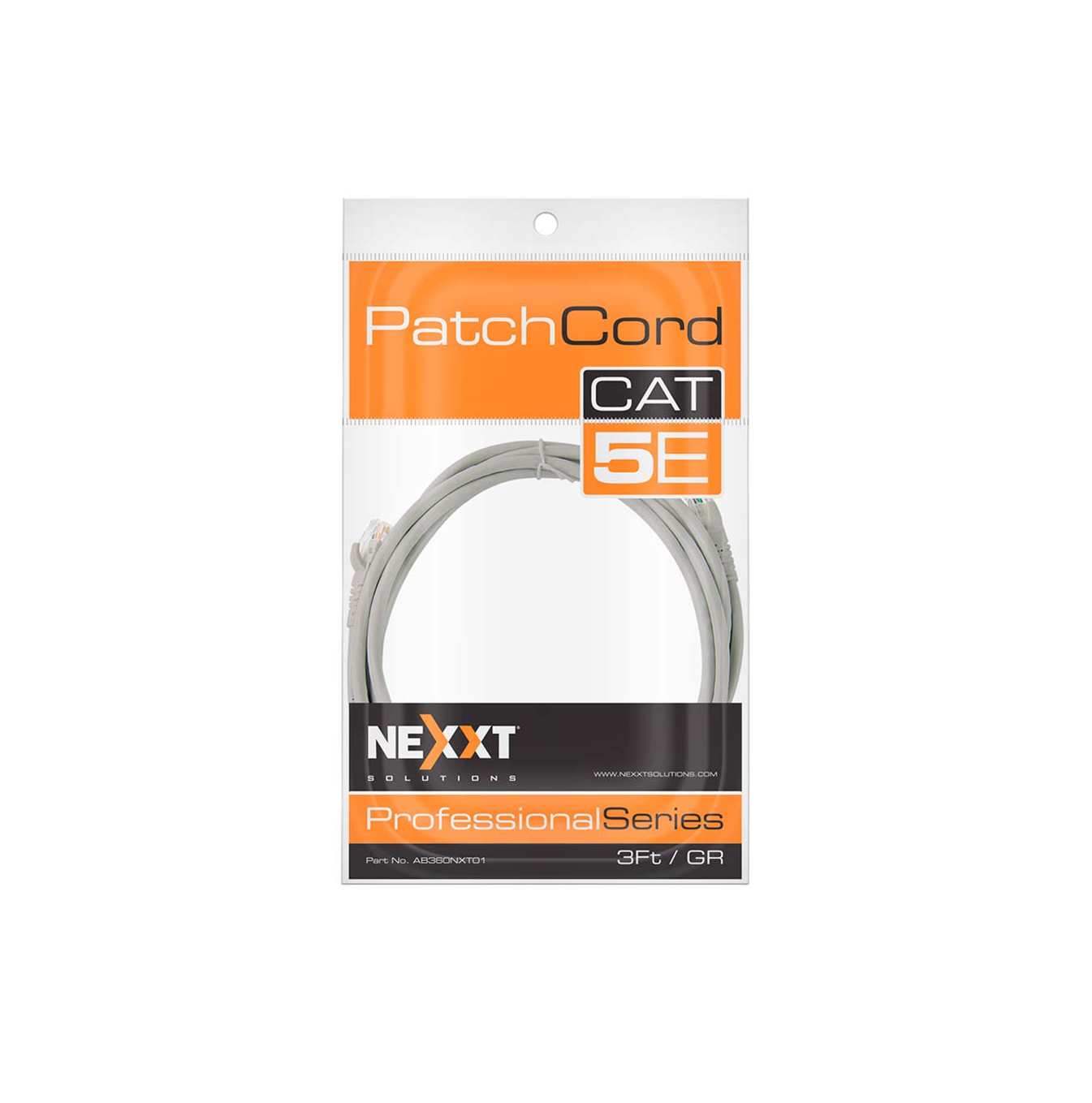 Patch Cord UTP multifilar Cat5e AB360NXT12 Marca: Nexxt