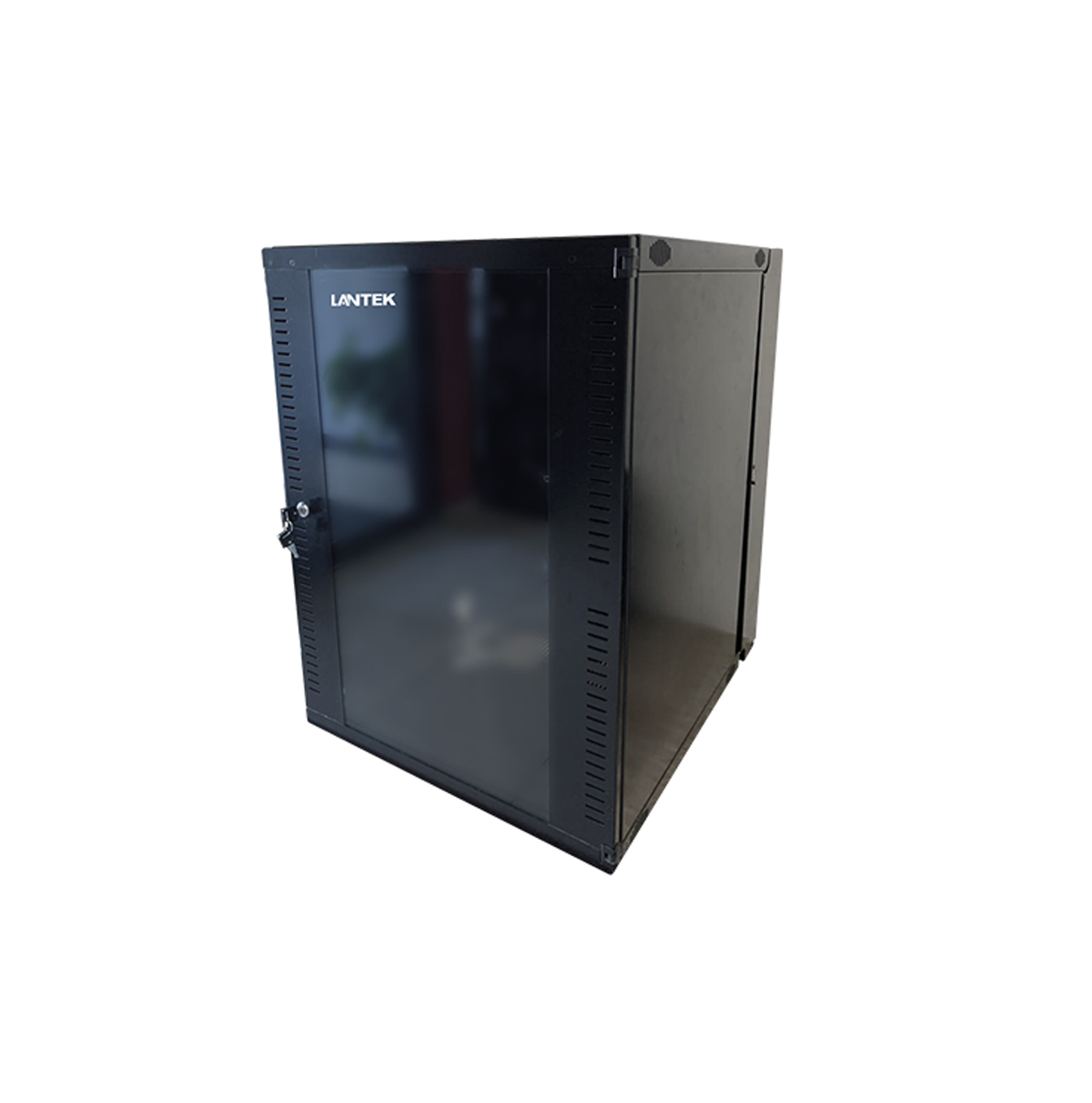 Gabinete 12U de pared ABATIBLE desarmado 1 Abanico 540W 600D 595H3 30 kg Marca: Lantek