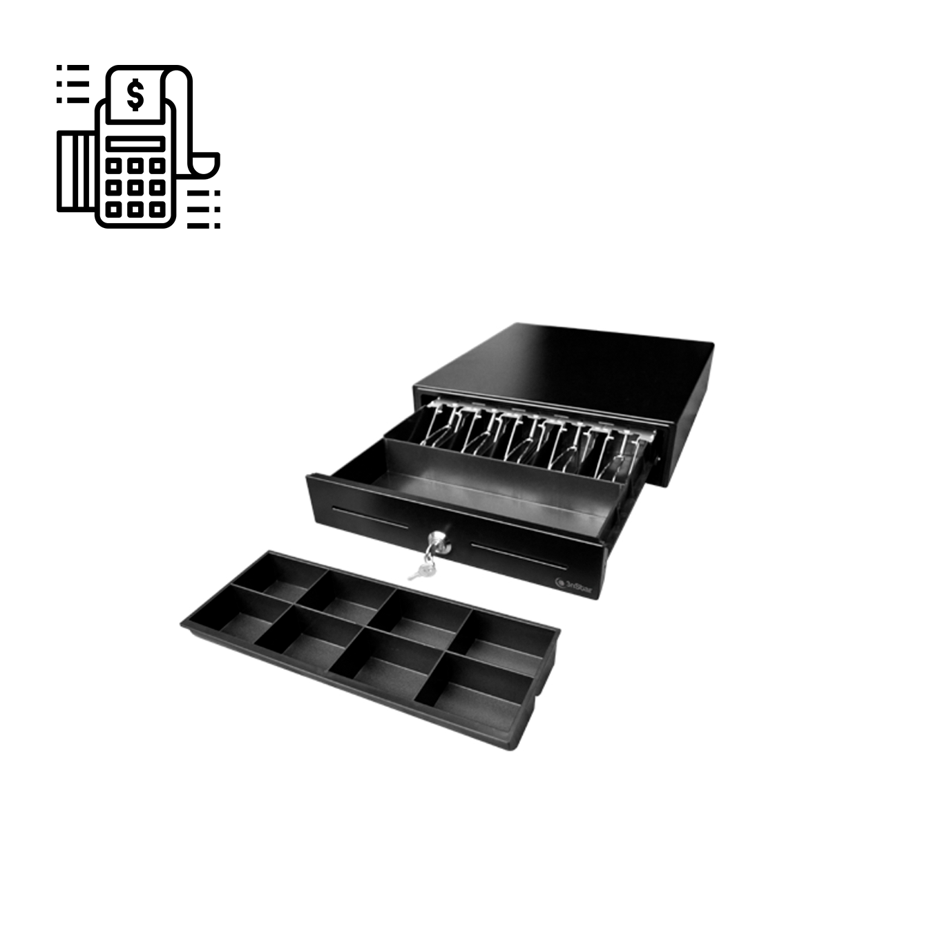 Caja de dinero CD350 color negro Marca: 3NSTAR