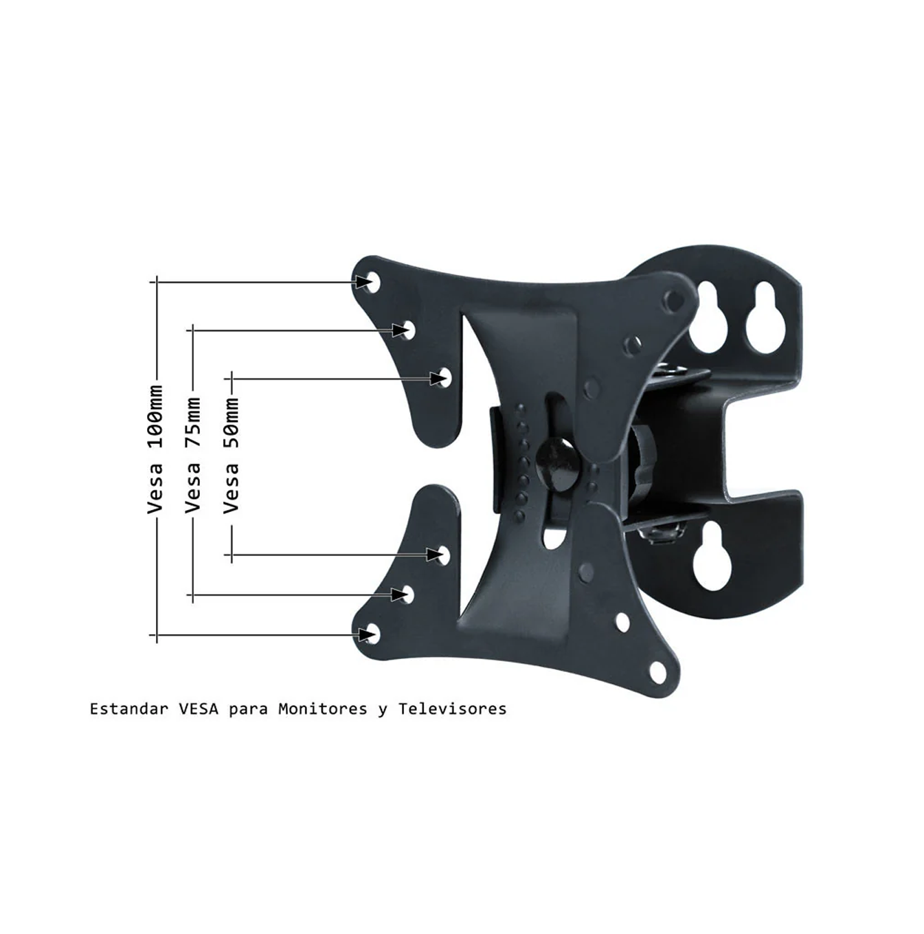 Soporte de TV 13" 29" inclinable 50/75/100 ARG-BR-0501 Marca: Argom