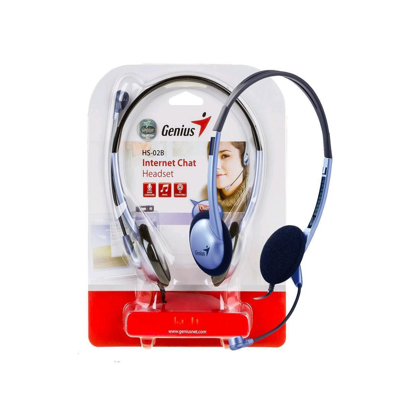 Headset HS-02B 31710037100 Marca: Genius