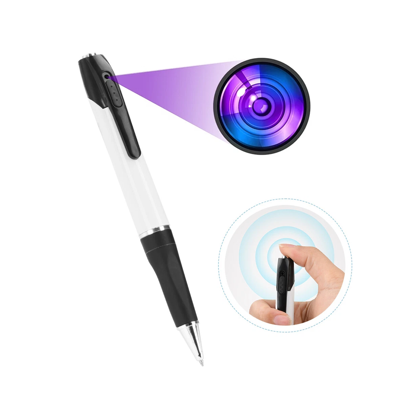 Mini cámara de seguridad portátil 1080P FHD grabadora de audio y video Marca: General