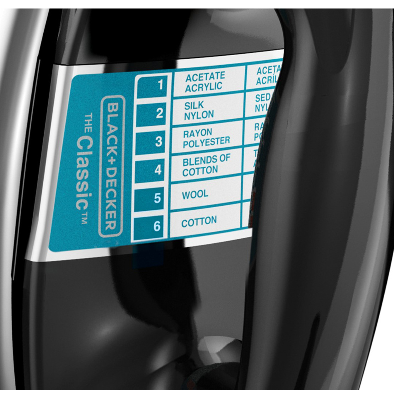 Plancha seca suela aluminio negra clasica F54 Marca: Black + Decker