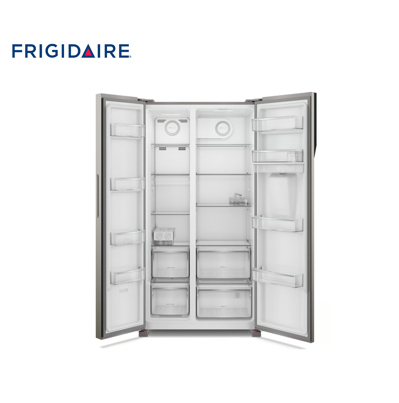 Refrigerador side by side 19 pies Inverter con dispensador FRSA19K2HVG Marca: Frigidaire