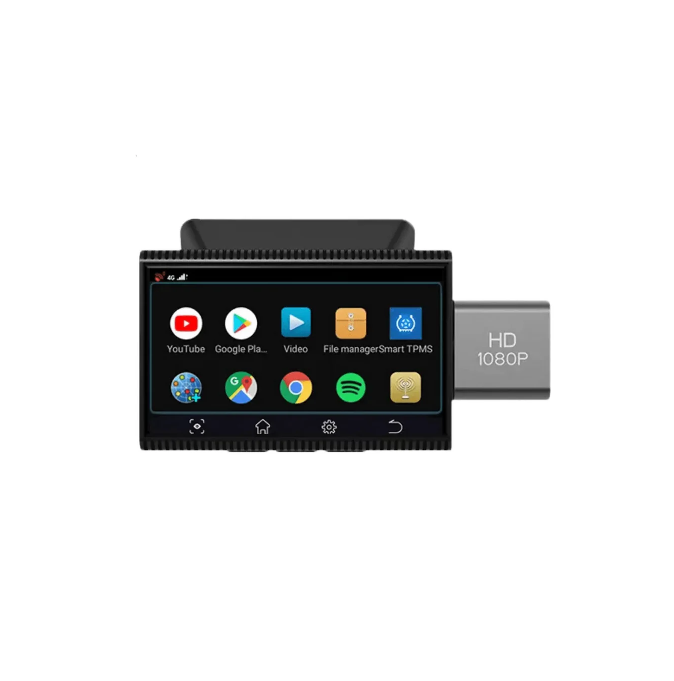 Cámara para carro doble con Sistema Android 4G / Wifi con GPS rastreable