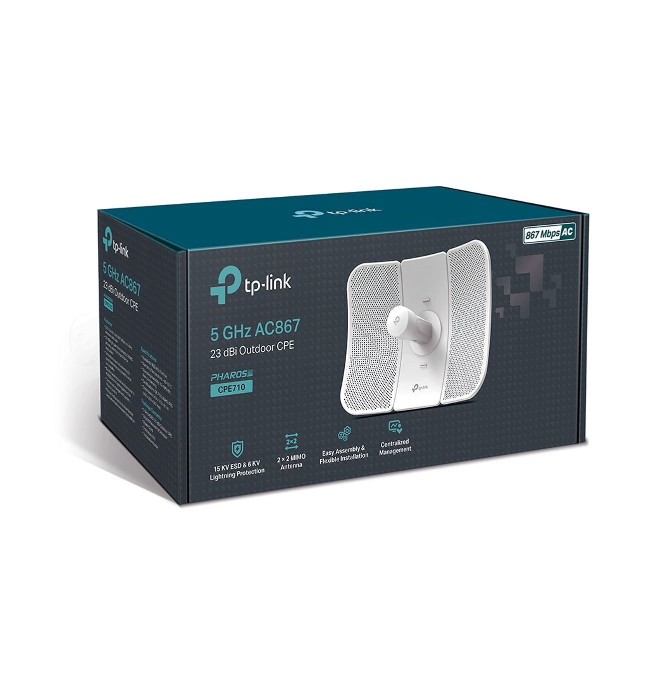 Access Point 5GHZ 867MBPS 23DBI Exterior CPE710 Marca: TP-Link