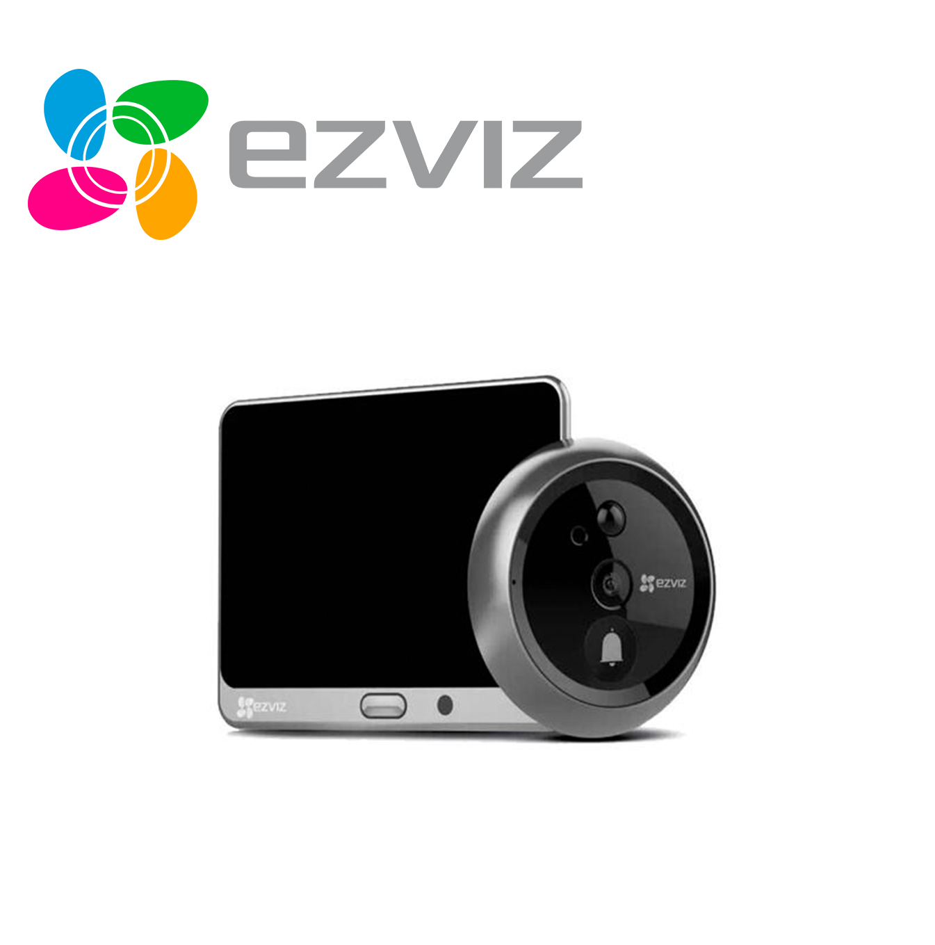 Timbre inalámbrico con mirilla DP2, 1080p Full HD, 2 MP con batería CSDP2CA06E2WPFBS Marca: Ezviz