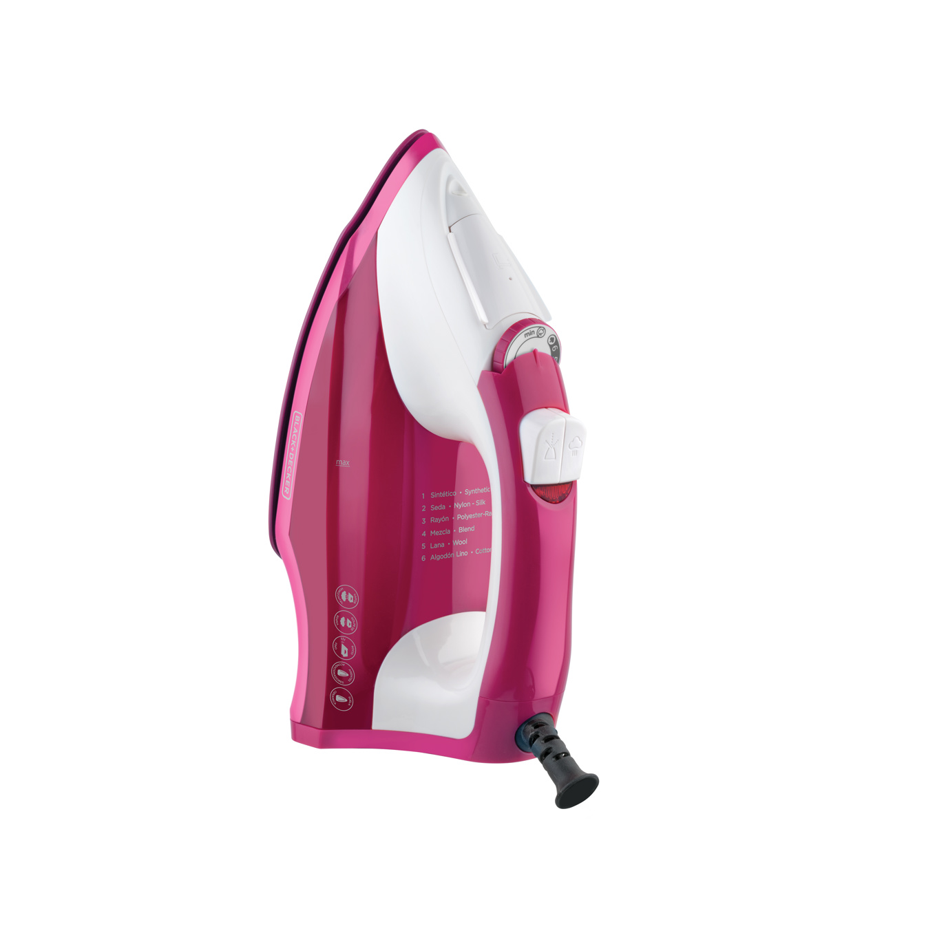 Plancha de vapor anti-adherente IR1850 Marca: Black + Decker