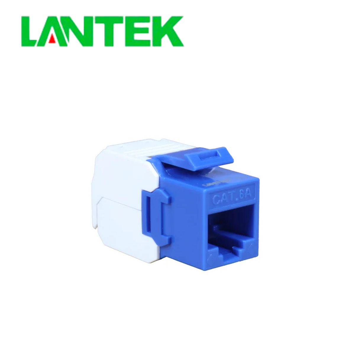 Jack RJ45 CAT6A hembra color azul LTK-CA6AJBL Marca: Lantek