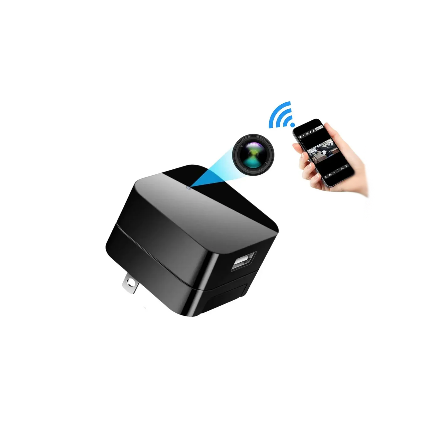 Mini cámara WI-FI oculta tipo cargador MCOWC01