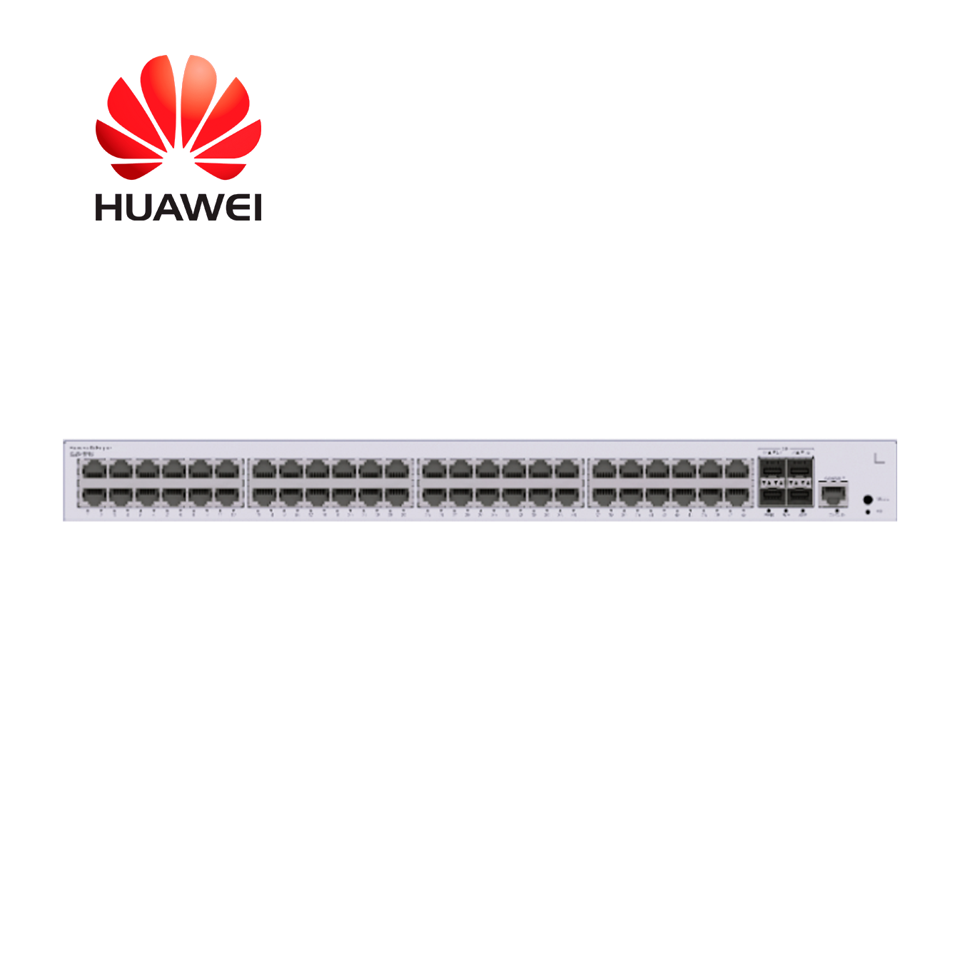 Switch 48 x puertos 10/100/1000BASE-T | 4 x puertos SFP GE | Potencia PoE+ total: 380W S220-48P4S Marca: Huawei