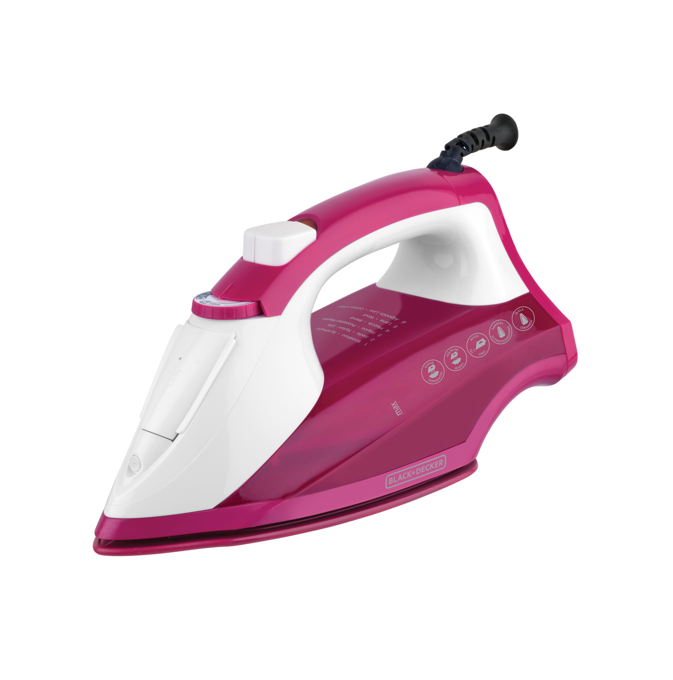 Plancha de vapor anti-adherente IR1850 Marca: Black + Decker