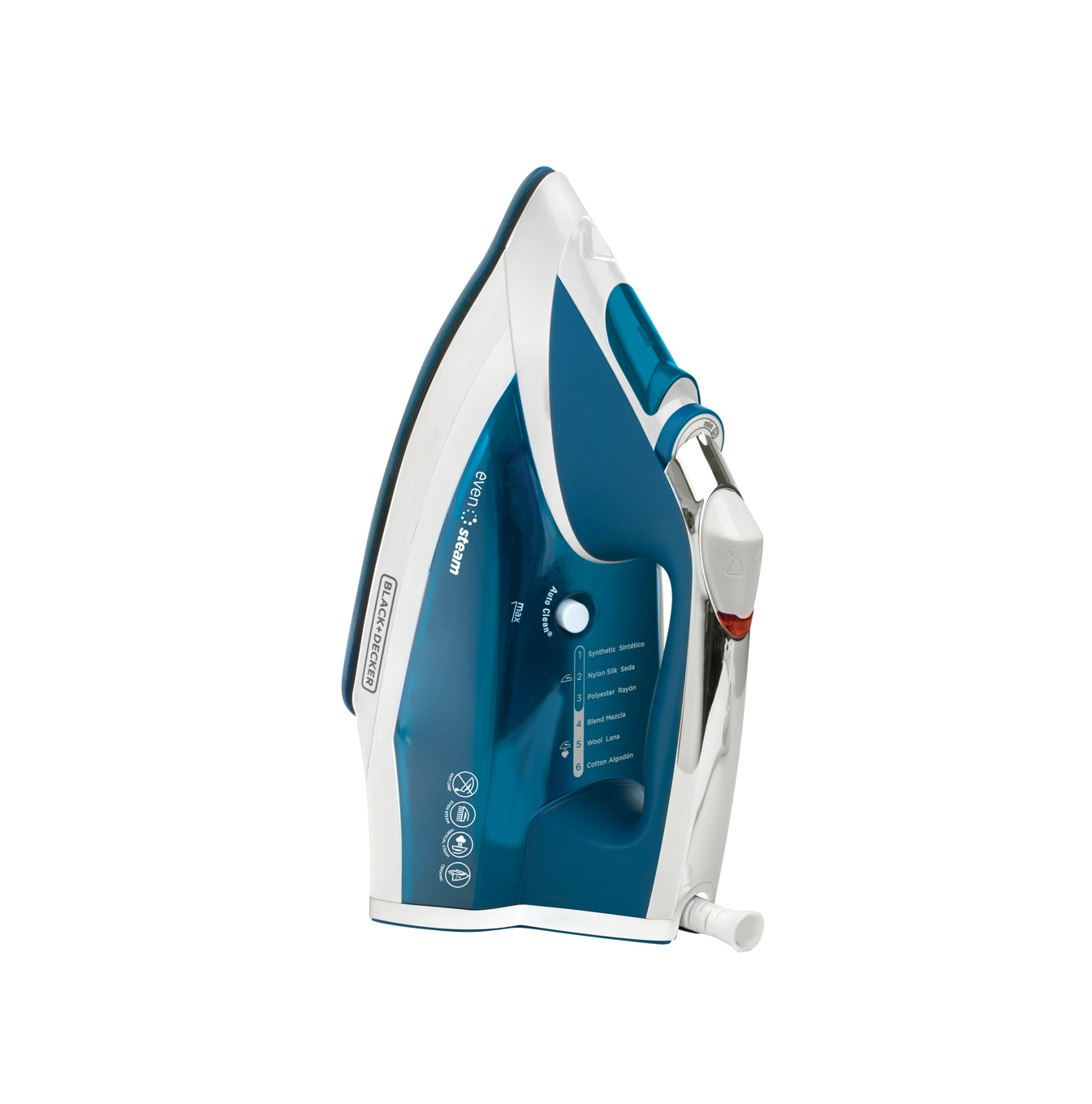 Plancha de vapor evensteam azul IR2060 Marca: Black + Decker