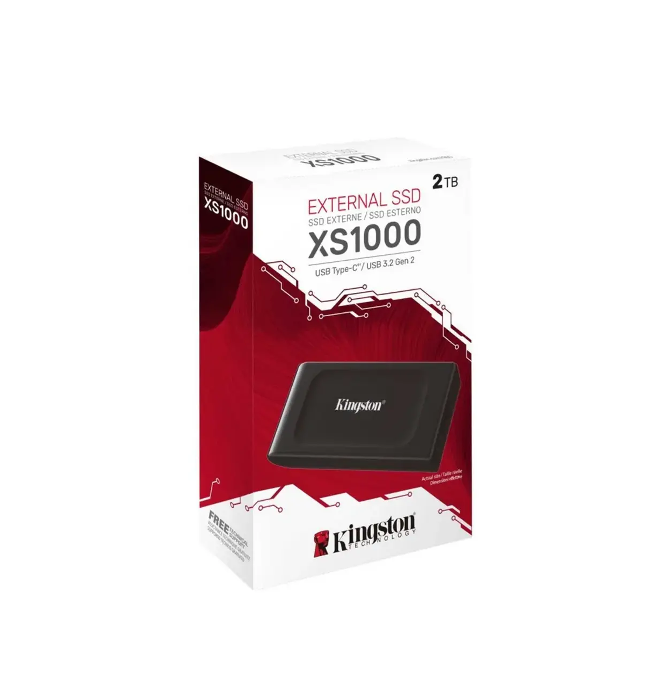 HD interno solido 2TB 2.5 XS SSD SXS1000/2000G Marca: Kingston