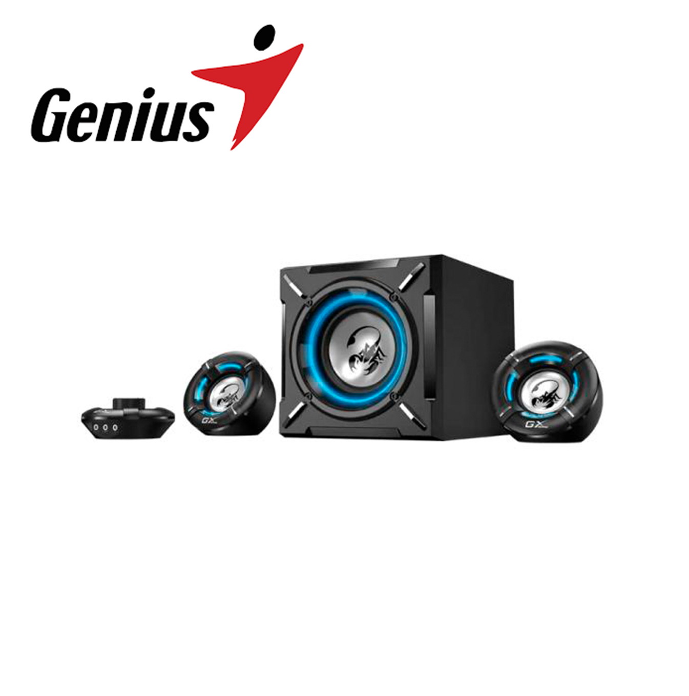 Parlante SW-G2.1 1000 26W CABLEADO 3.5MM/ NEGRO / RCA 31730043401 Marca: Genius