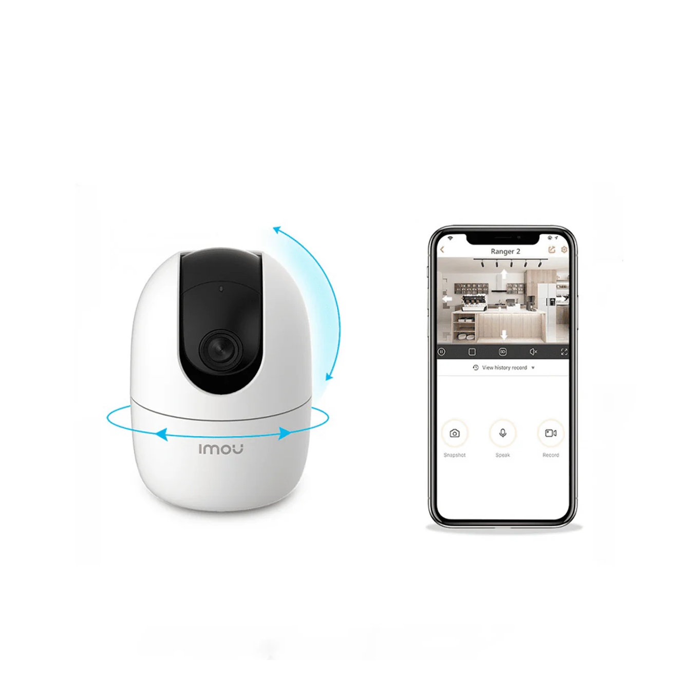Cámara domo Wi-Fi Ranger 2 de 2MP robotica IPCA22ENG Marca: Imou