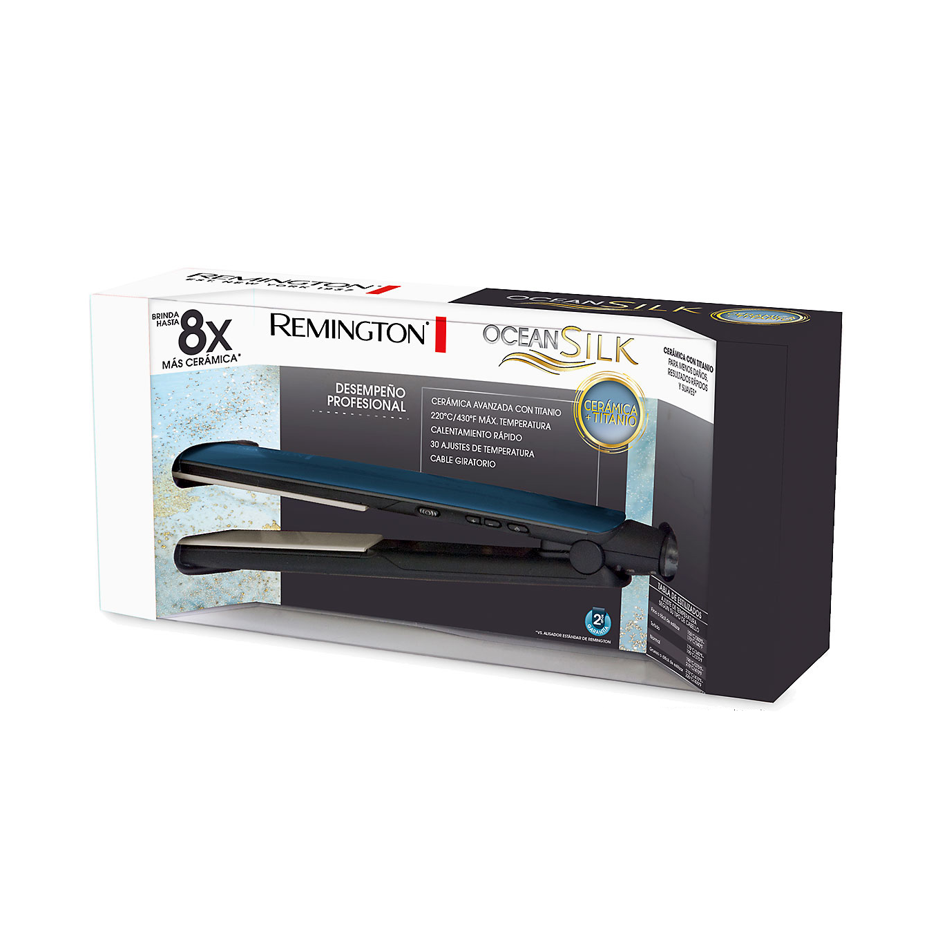 Plancha alisadora ocean silk S9612 (110) F Marca: Remington