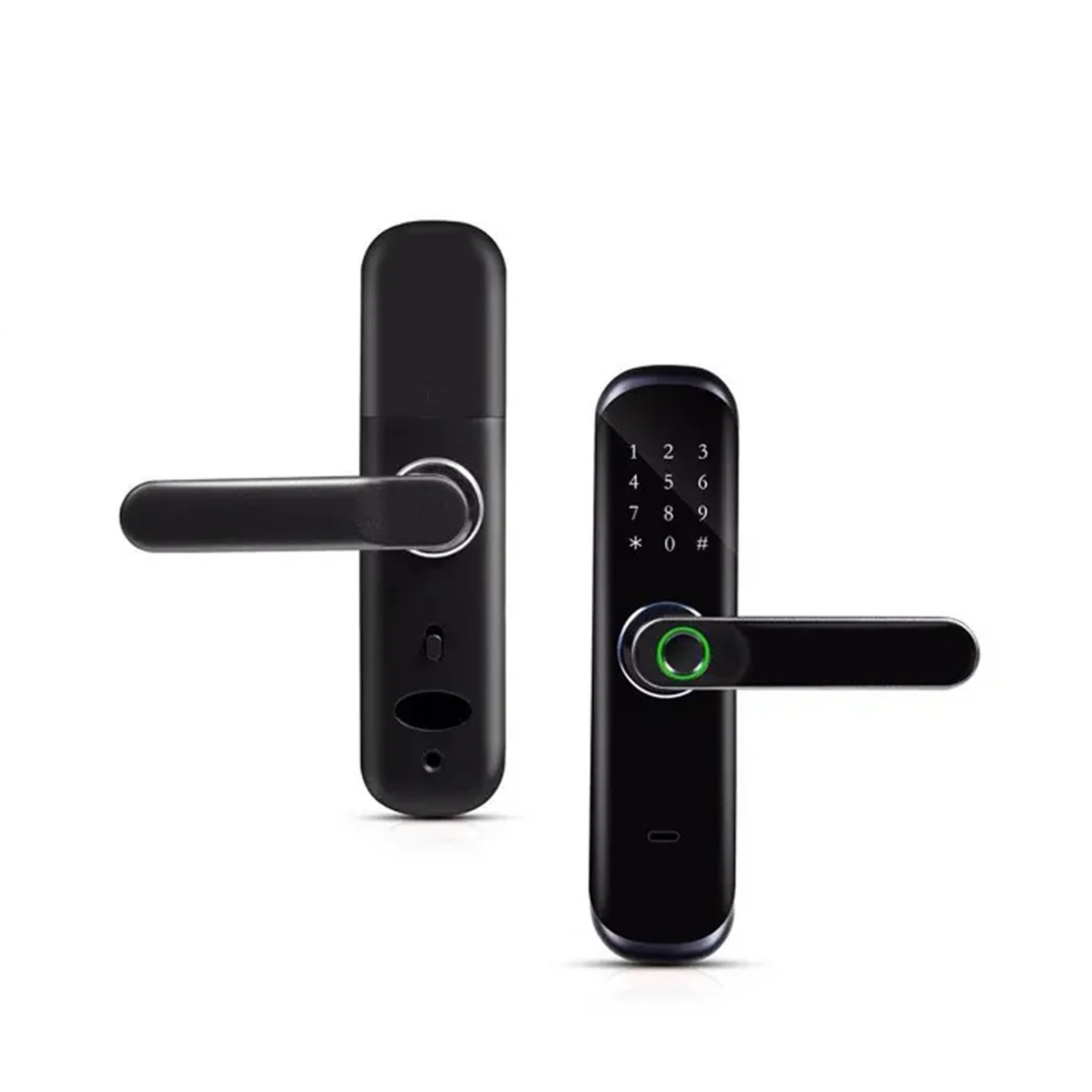 Cerradura inteligente con huella digital para puerta, WiFi, contraseña, Tarjetas de proximidad HR01 Marca: Tuya