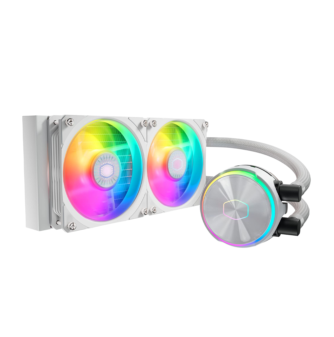 Enfriamiento liquido PL240 Flux color blanco MLY-D24M-A23PZ-RW Marca: Cooler Master