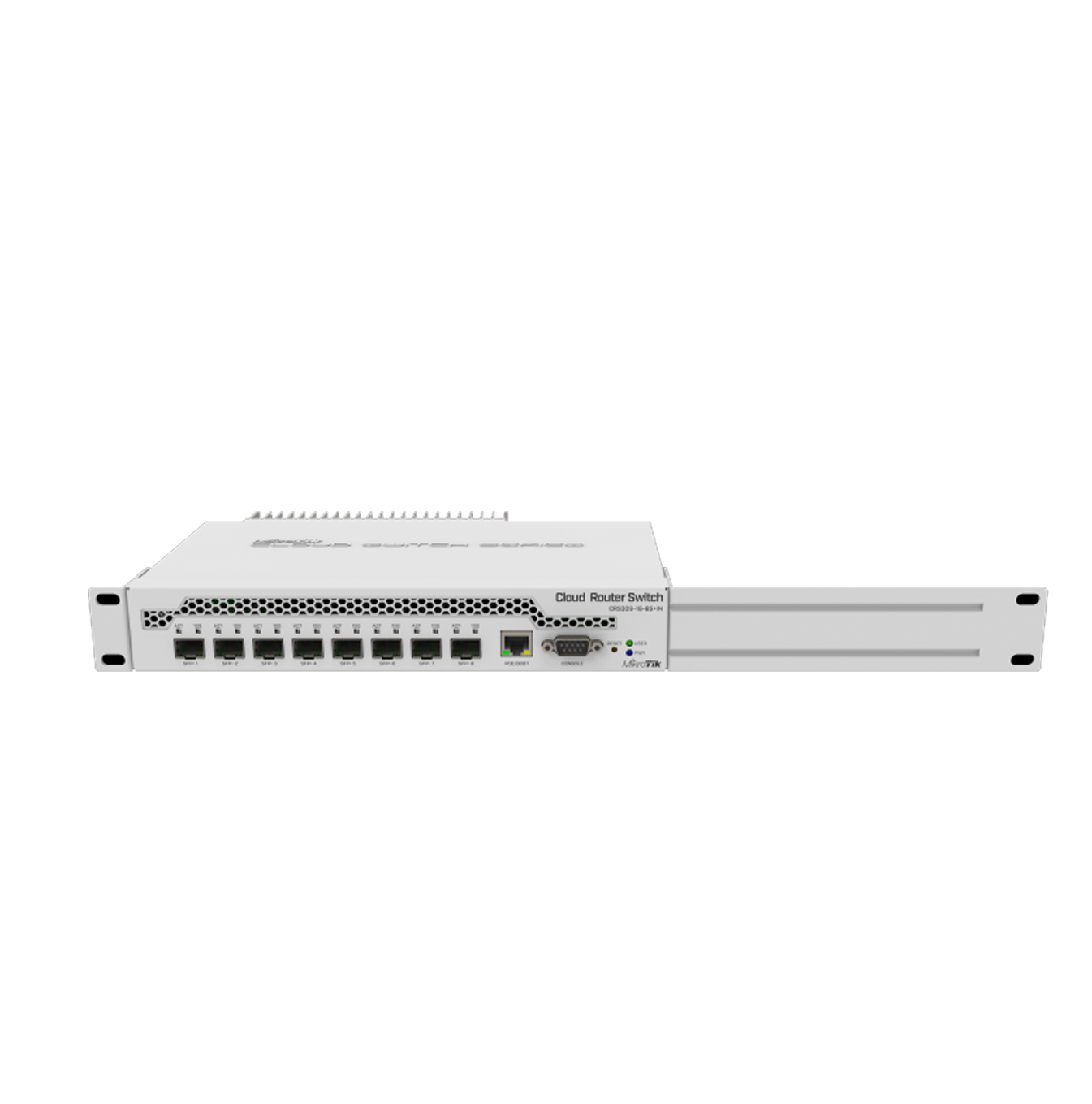Router Switch 1 Puerto Giga y 8 puertos SFP+ CRS309-1G-8S+IN Marca: Mikrotik