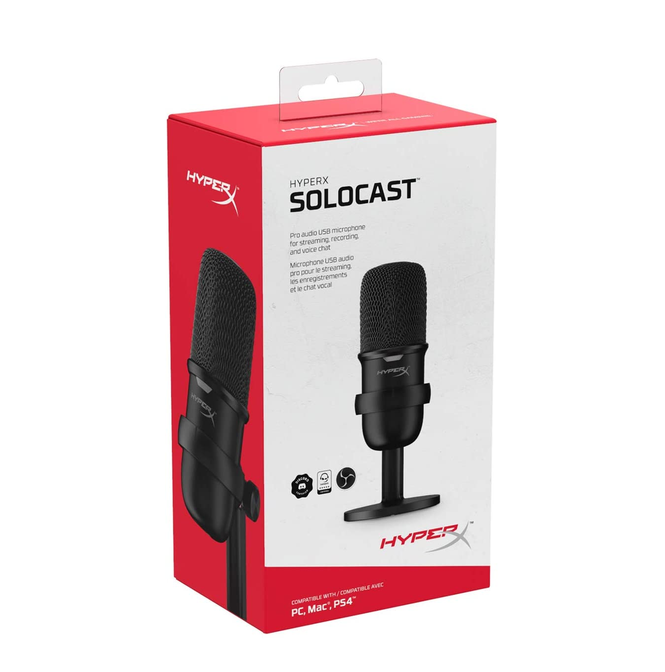 Micrófono USB SoloCast Marca: HyperX