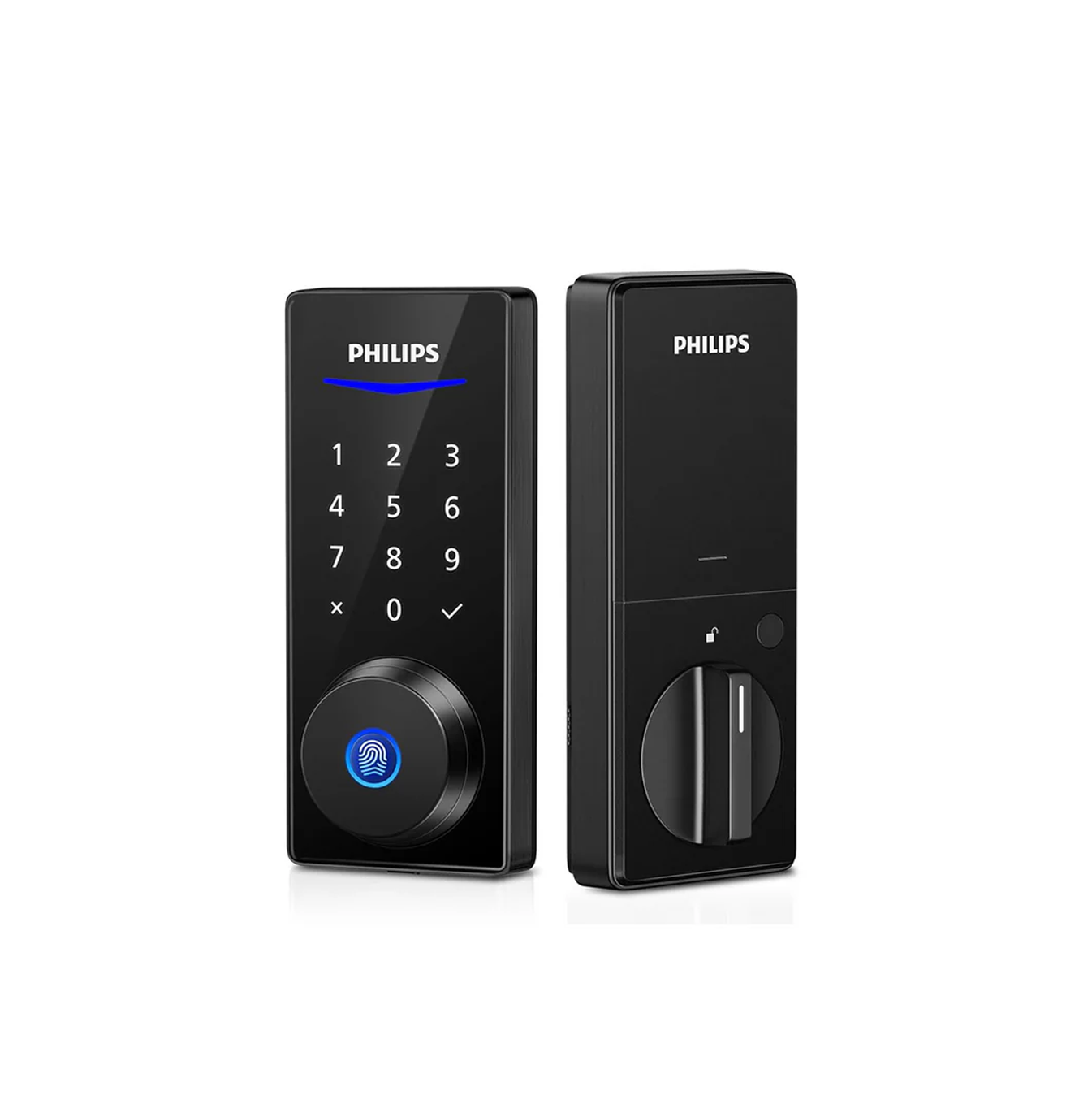 Cerradura inteligente Philips de huella digital y código Wi-Fi con acceso remoto Marca: Philips