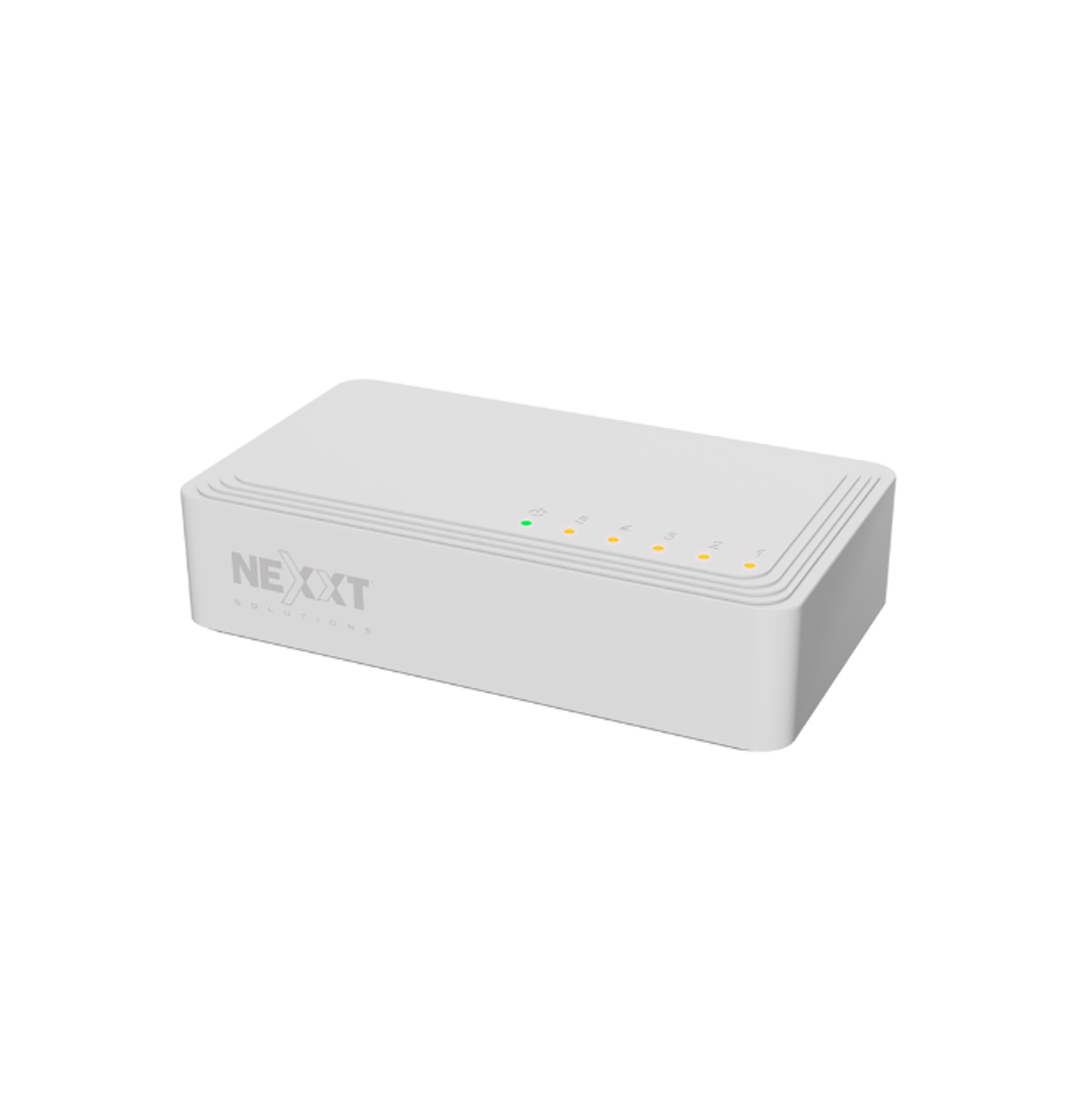Switch de 5 puertos 1 gigabit ethernet Marca: Nexxt