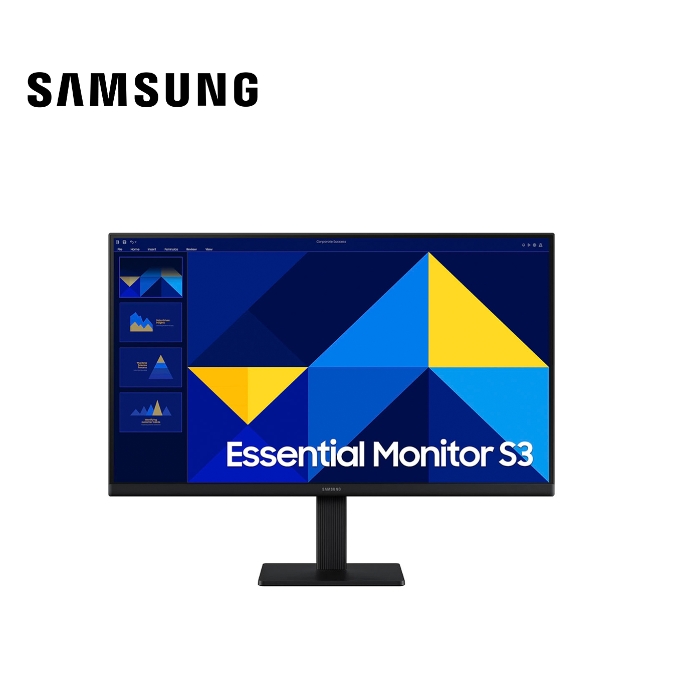 Monitor 24" Flat New LS24D300GANXZA Marca: Samsung