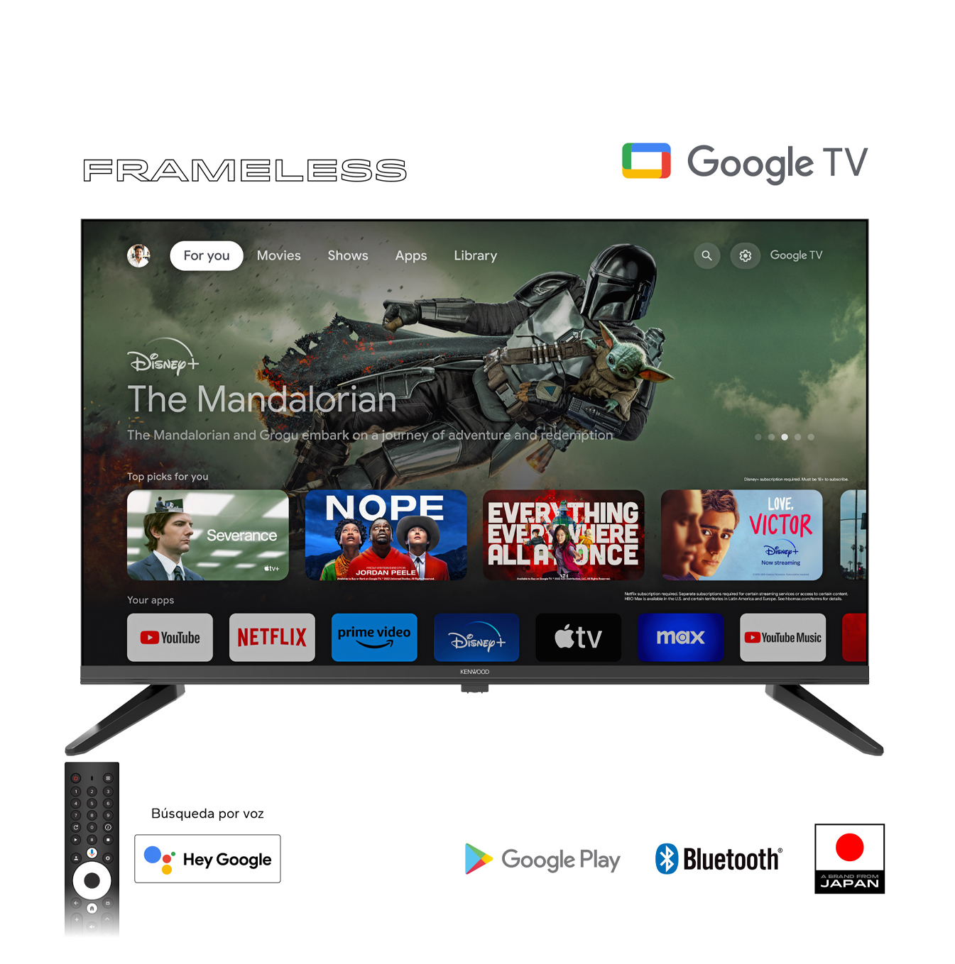 Televisor 32" LTK-K32B13G Marca: Kenwood