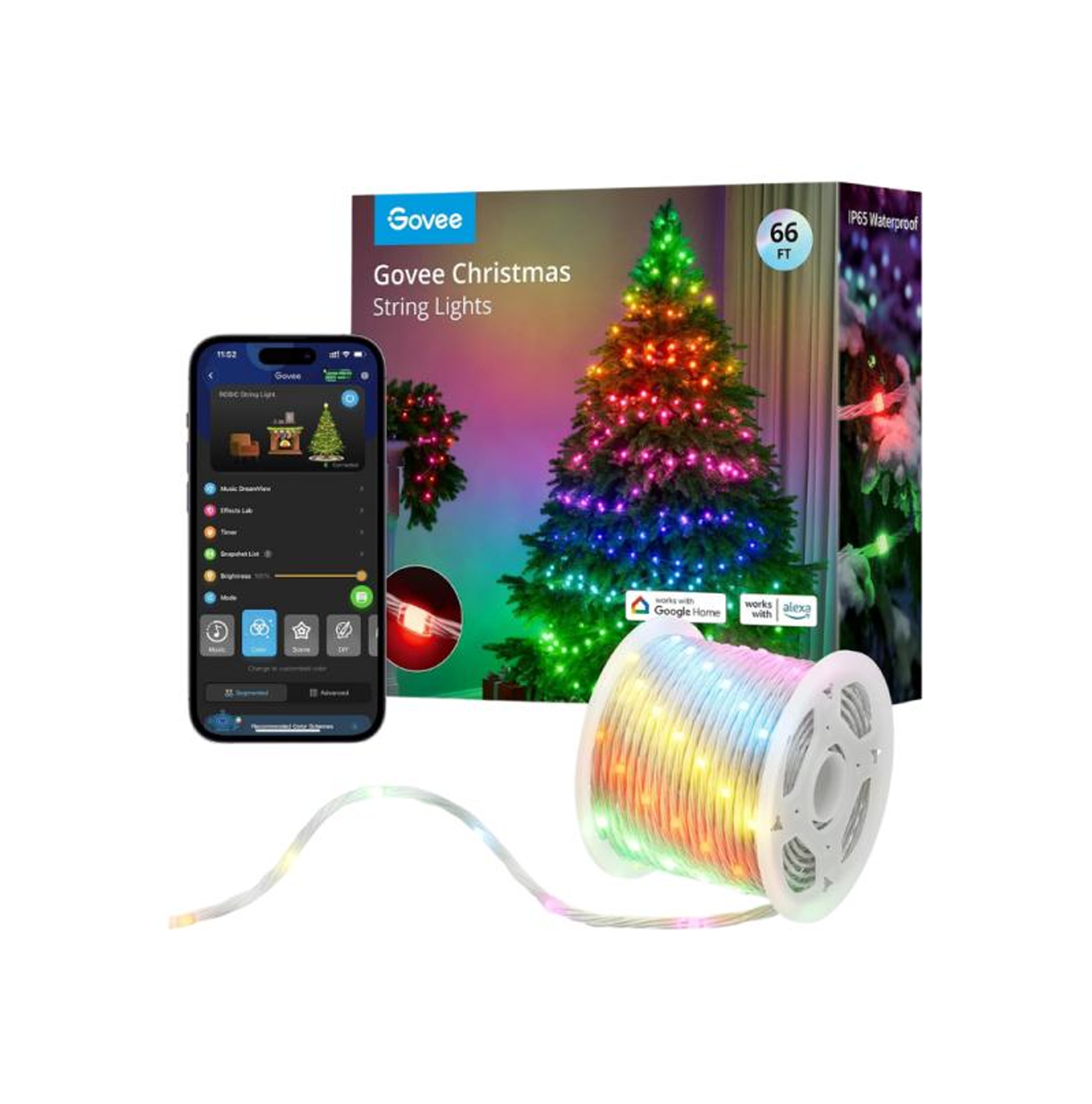 Luces navideñas 20 metros H70C21D1 Marca: GOVEE