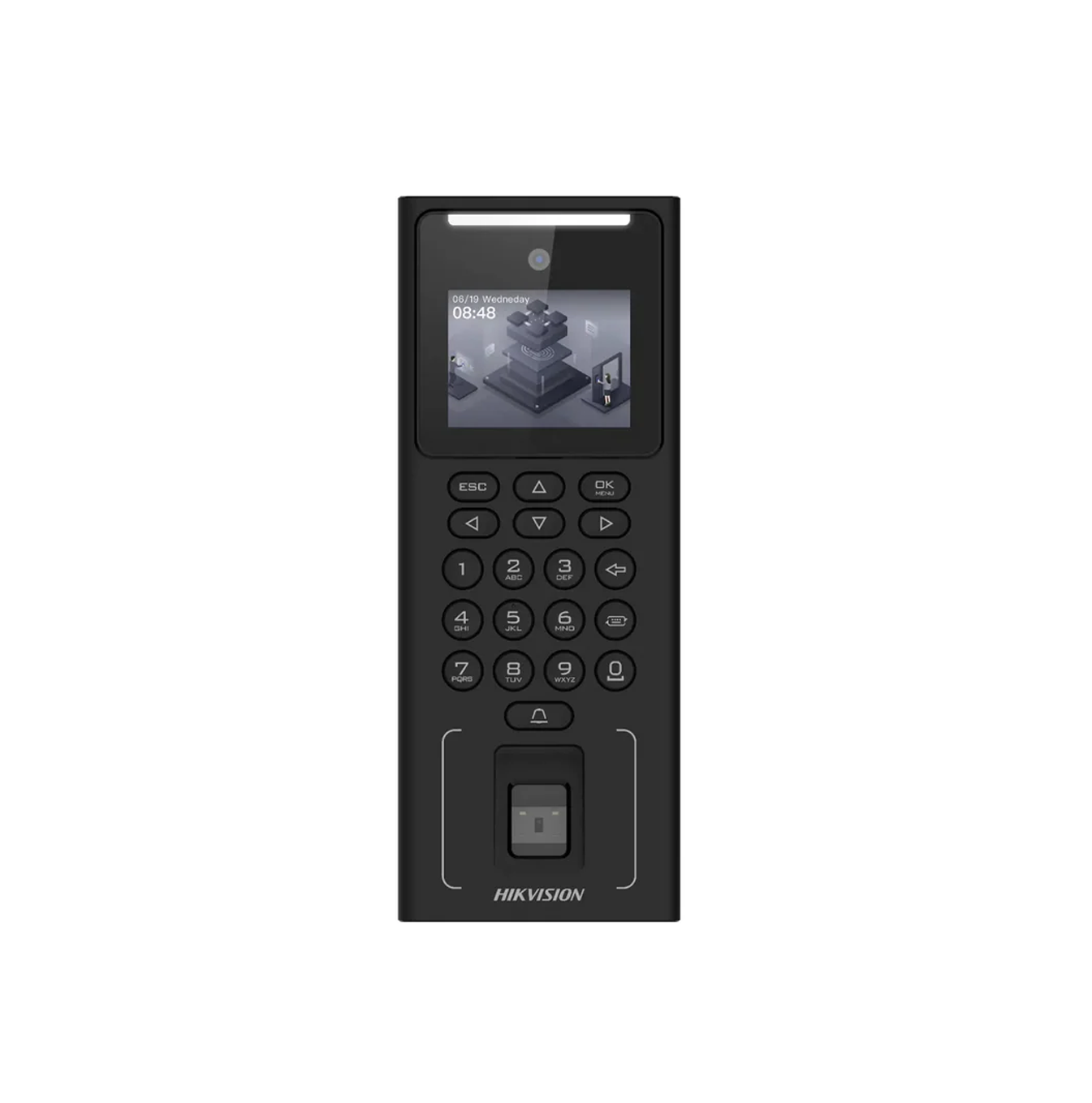 Lector biométrico facial y de tarjeta Min Moe Wi-Fi DSK1T321EFWX Marca: Hikvision