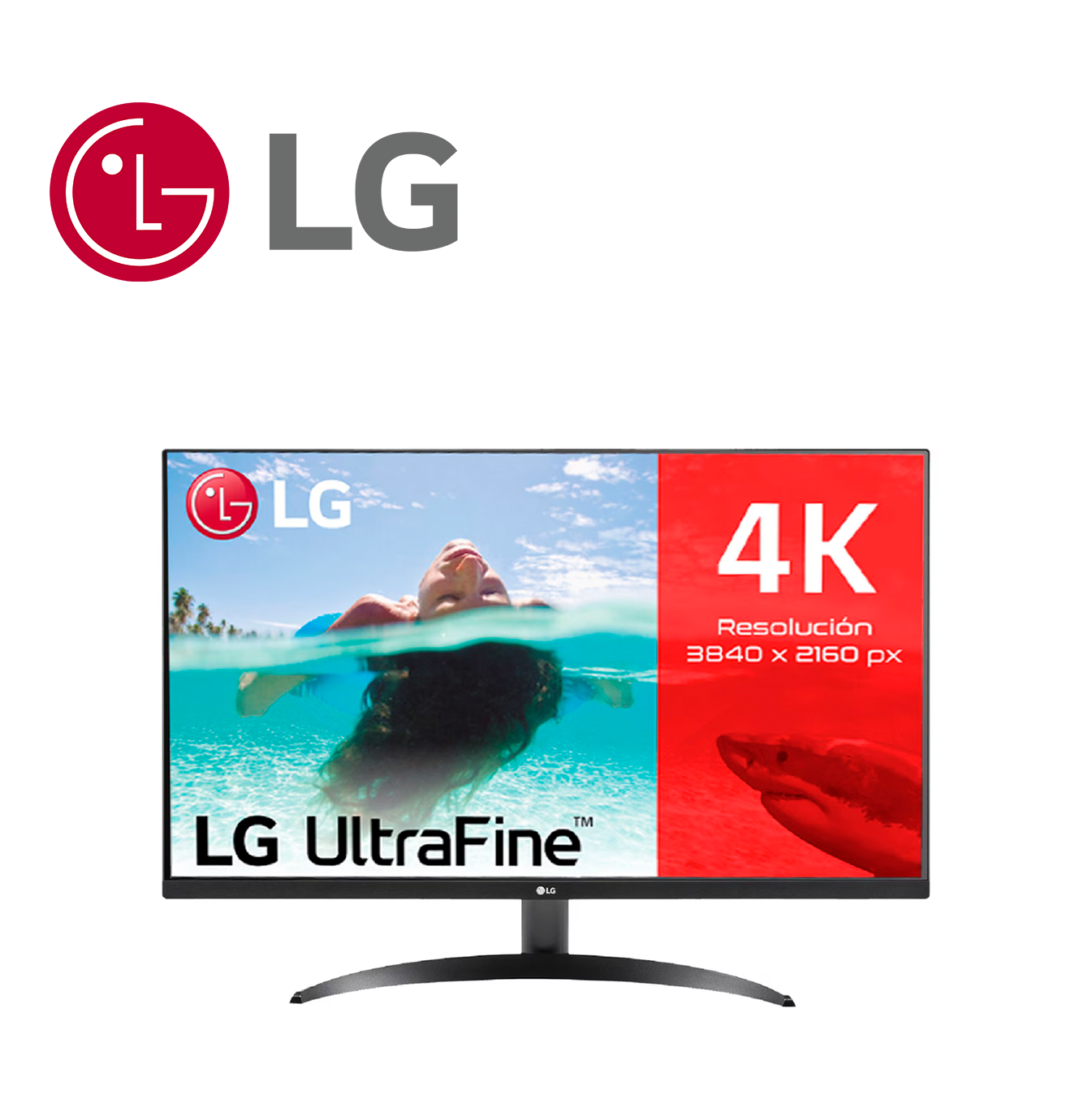 MONITOR 31.5" UHD 4K (3840x2160) HDR10 con DCI-P3 90% 32UR500-B Marca: LG