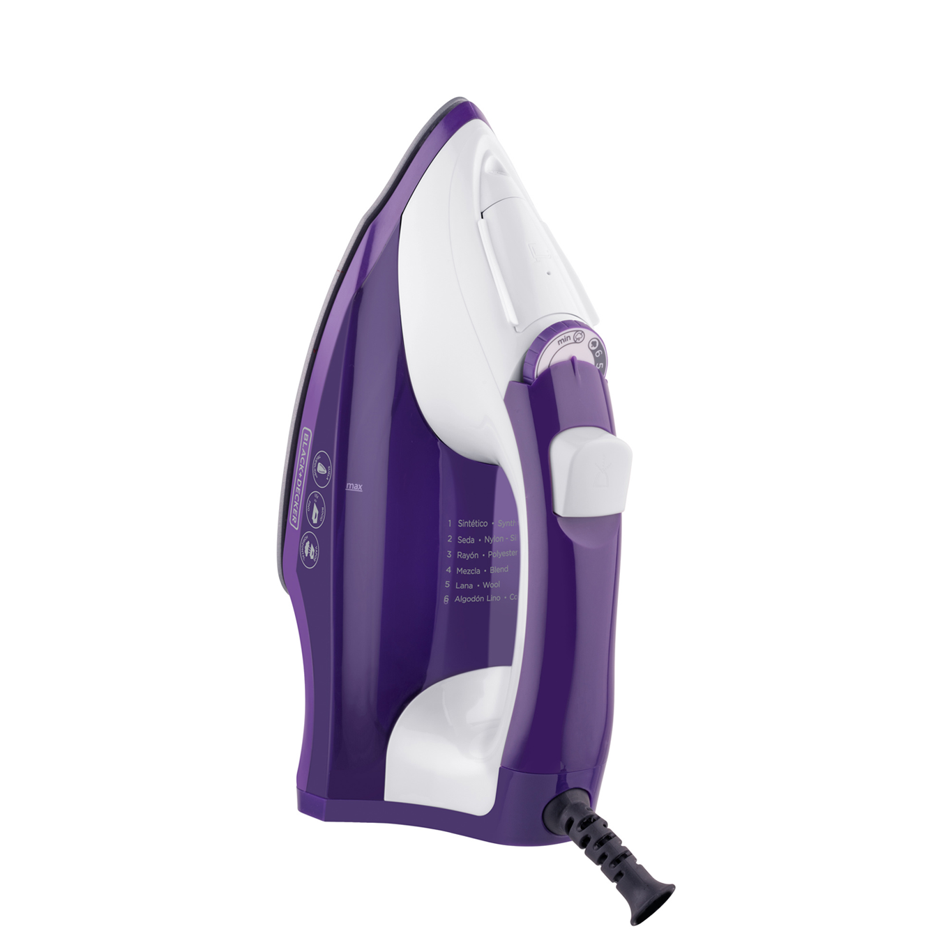 Plancha morada IR1840 Marca: Black + Decker