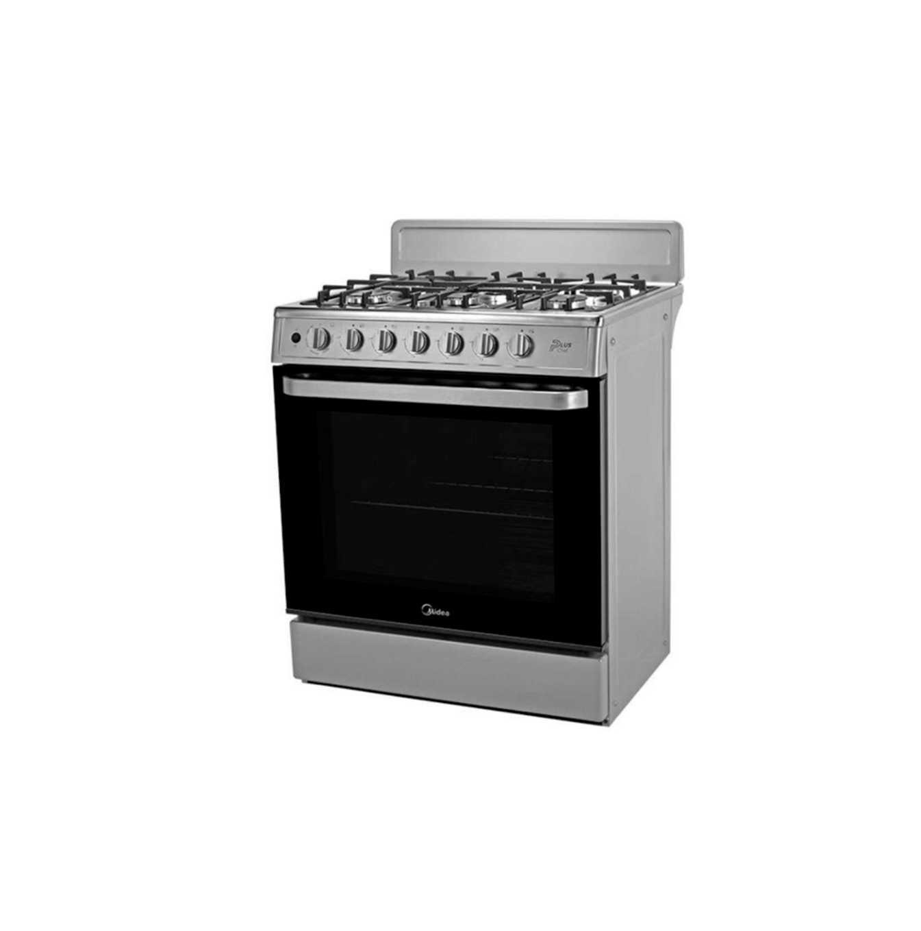 Cocina a gas de 30 pulgadas con 6 quemadores capelo hierro fundido MGS30FS1BEABG Marca: Midea