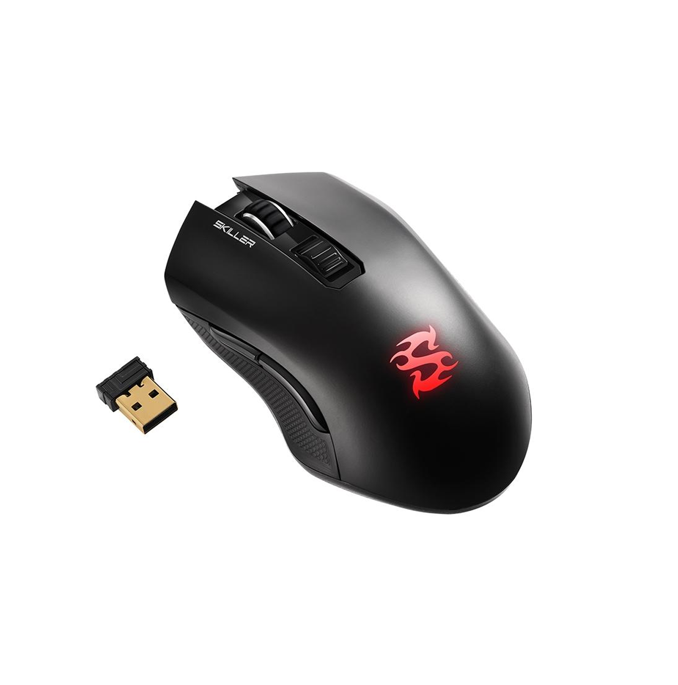 Mouse inalámbrico skiller SGM3 negro (4044951021543) Marca: Sharkoon