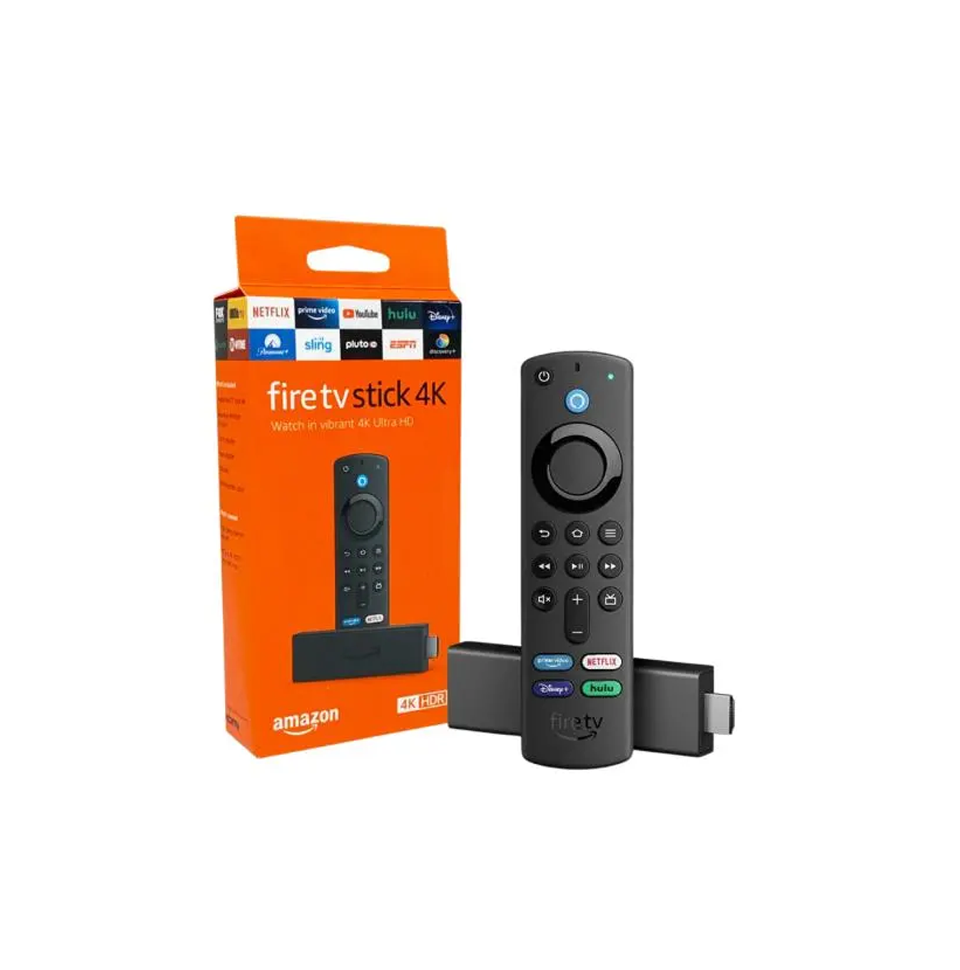 Fire TV Stick Streaming 4K con Alexa voice remote Marca: Amazon