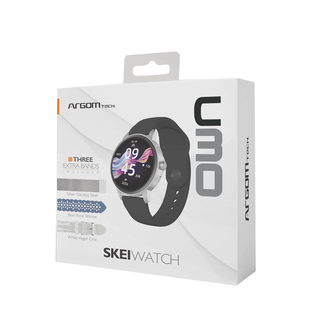 Reloj inteligente Skeiwatch C30 silver ARG-WT-6030SL Marca: Argom