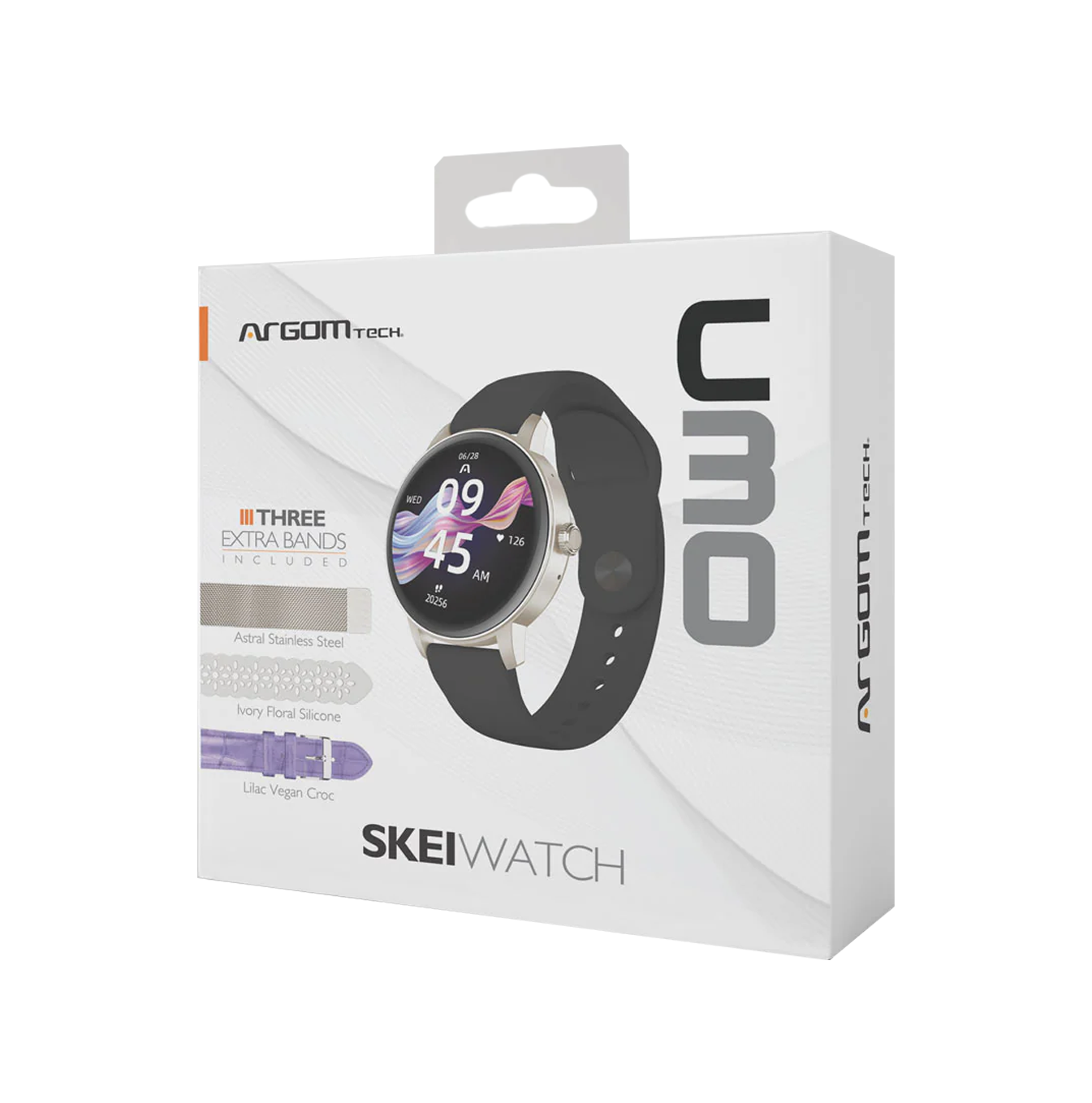 Reloj inteligente Skeiwatch C30 beige ARG-WT-6030BG Marca: Argom