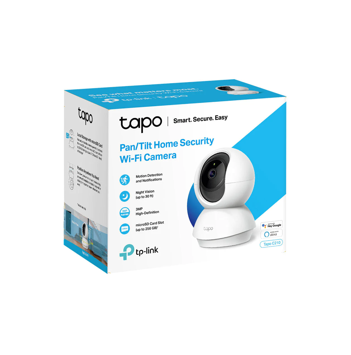 Cámara de seguridad Wi-Fi 2K (3MP) TAPO C210 Marca: TP-Link