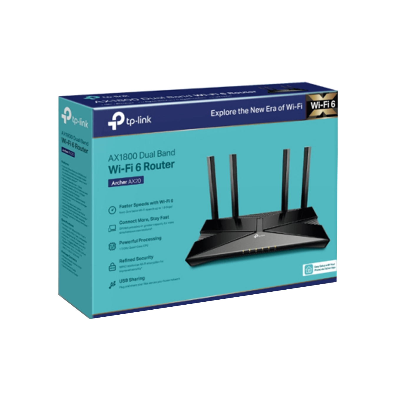 Router inalámbrico dual band Wi-Fi 6 EX200(US1) Marca: TP-Link