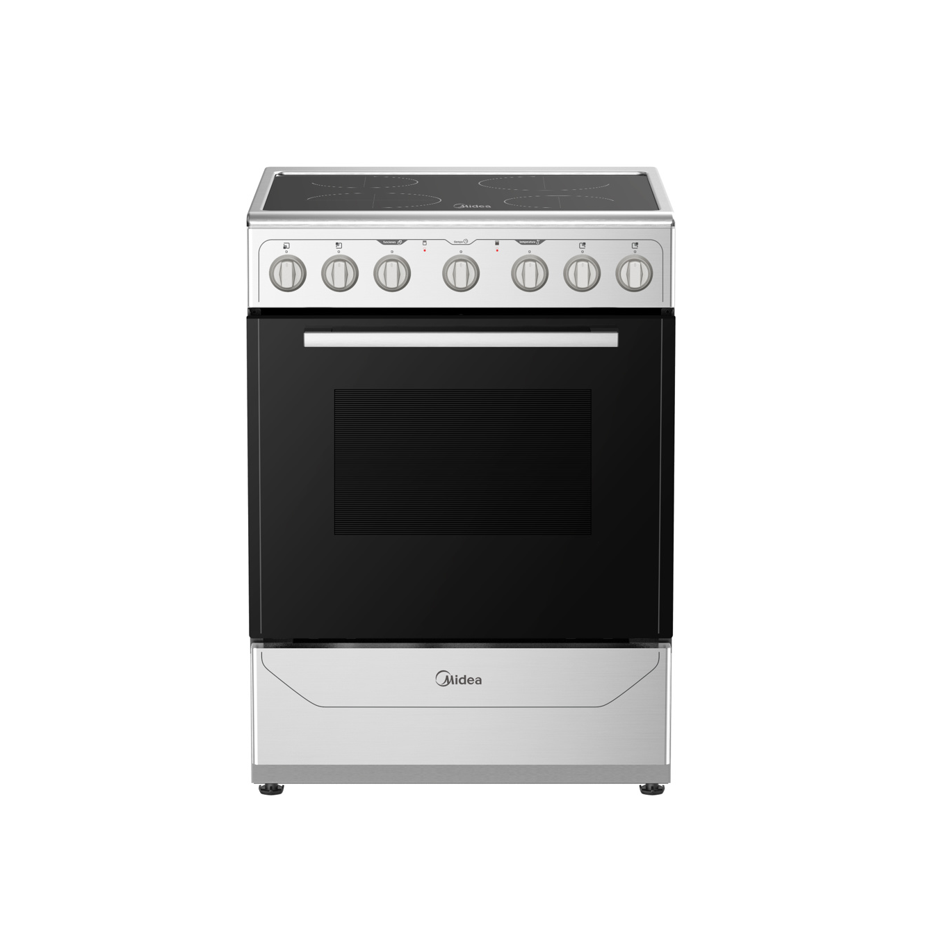 Cocina eléctrica 24 pulgadas vitrocerámica acero inoxidable Marca: Midea