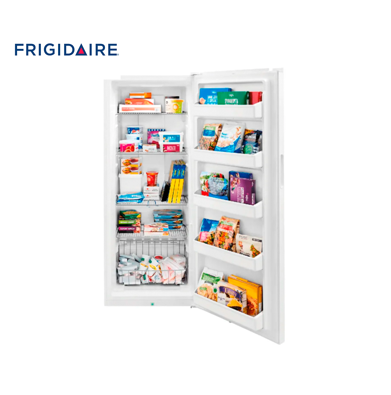 Congelador vertical 16 pies una puerta Blanco FFU16W3HUW Marca: Frigidaire