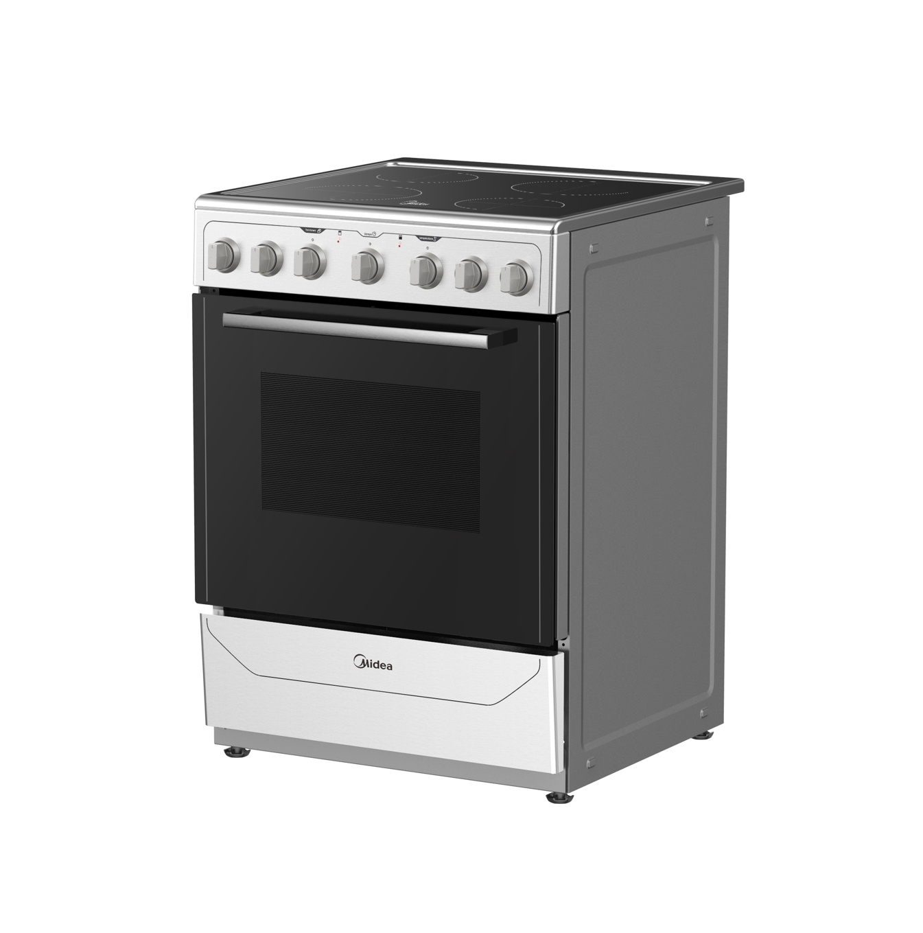 Cocina eléctrica 24 pulgadas vitrocerámica acero inoxidable Marca: Midea