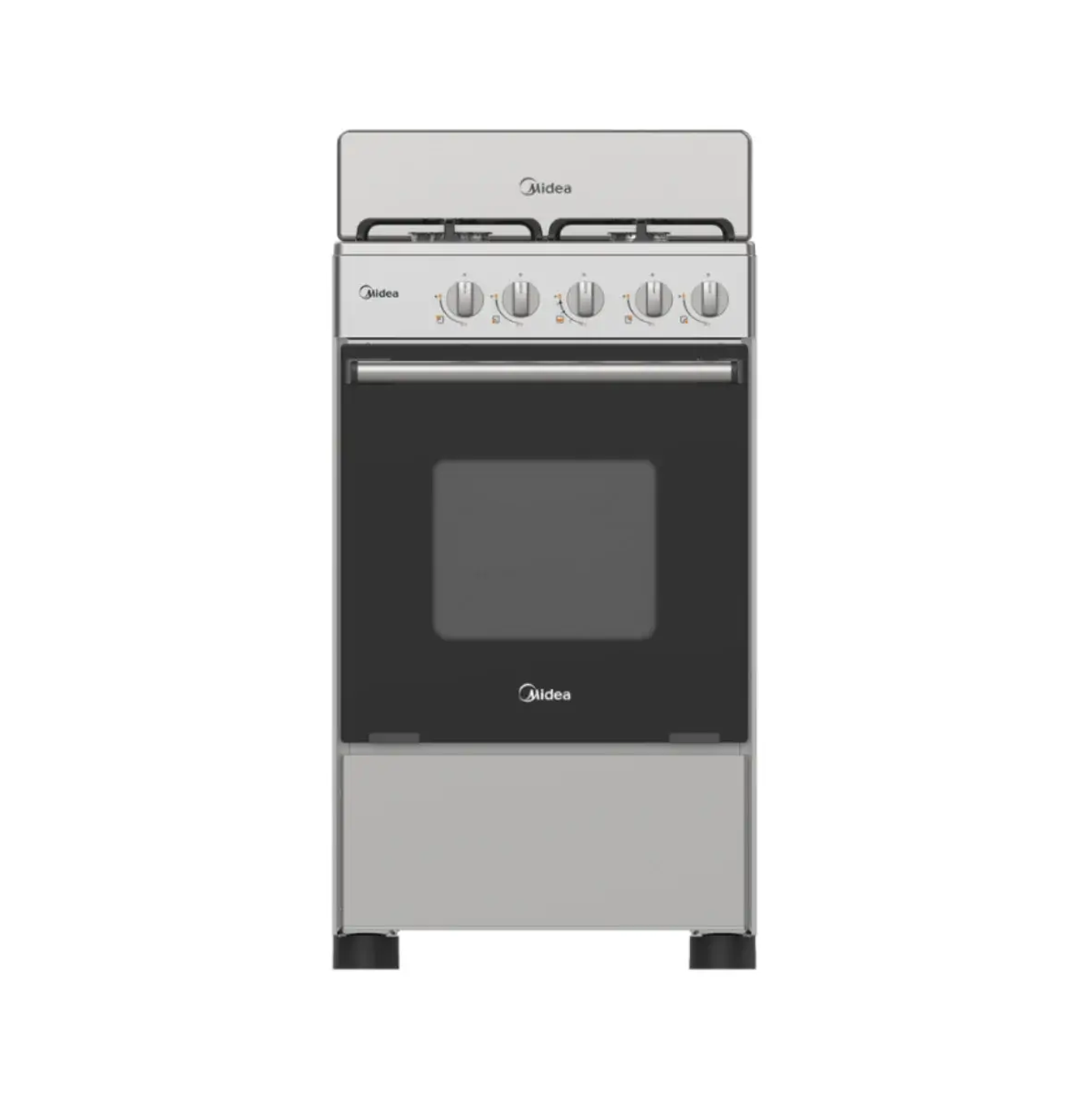 Cocina a gas 20 pulgadas 4 quemadores hierro fundido Marca: Midea