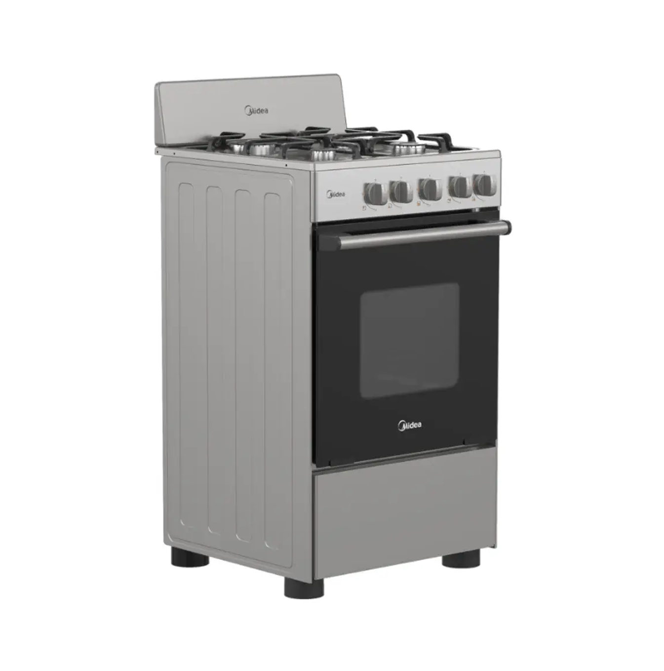 Cocina a gas 20 pulgadas 4 quemadores hierro fundido Marca: Midea