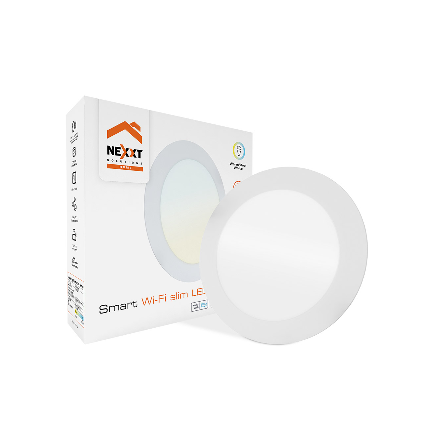 Luz LED inteligente empotrable Wi-Fi NHB-W710 Marca: Nexxt