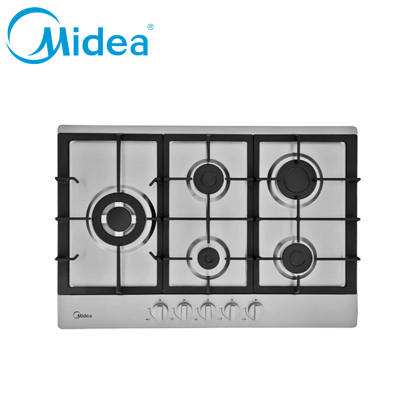 Estufa empotrable a gas 30" color silver MTGB30TL3402GS Marca: Midea