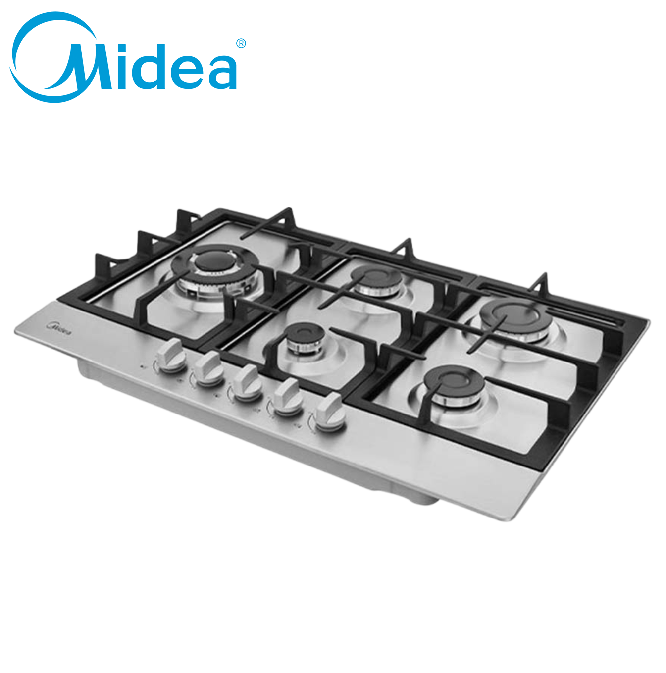 Estufa empotrable a gas 30" color silver MTGB30TL3402GS Marca: Midea