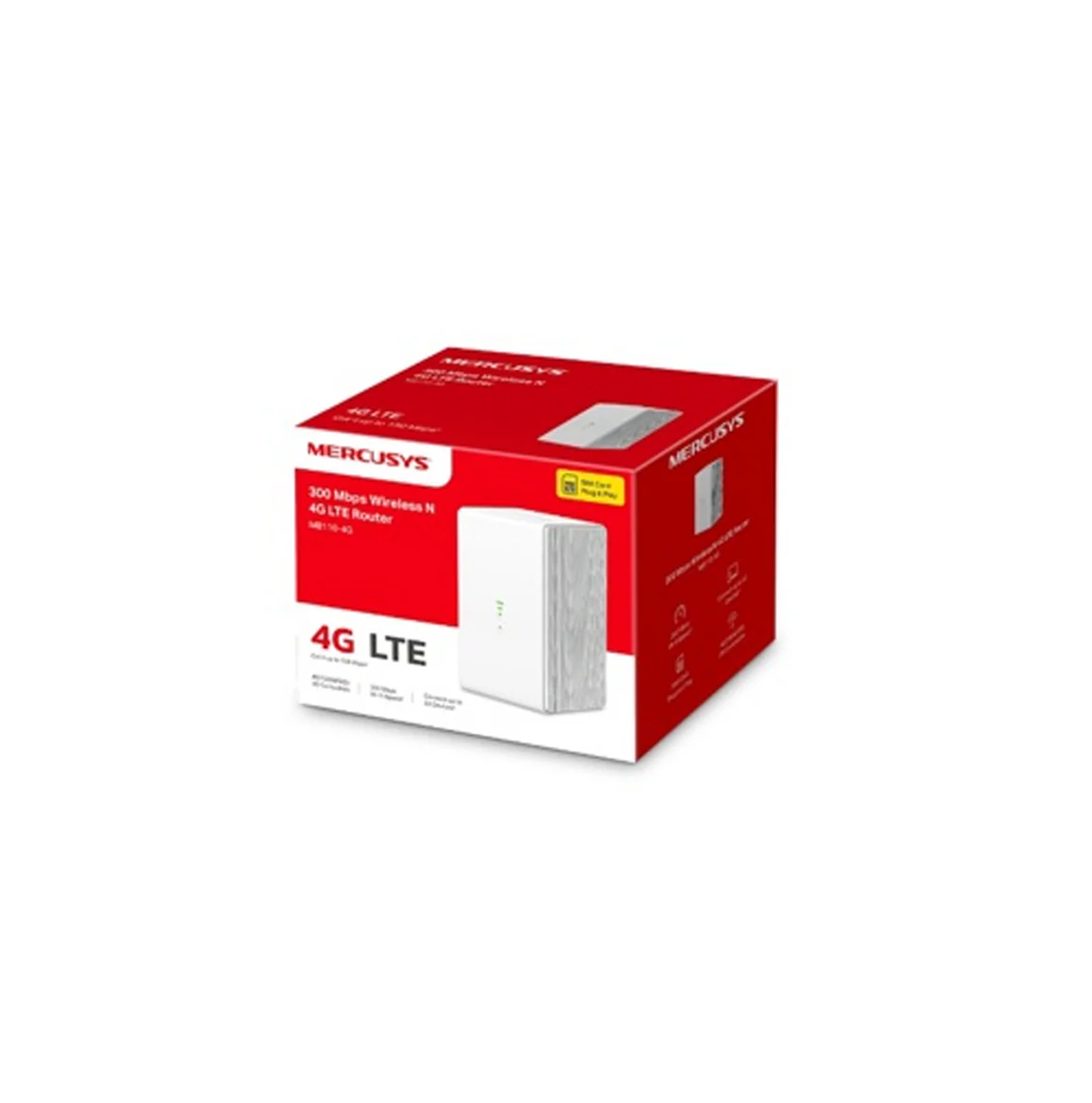 Enrutador inalámbrico Mercusys 4G LTE de 300 MBPS-MB110-4G Marca: TP-Link